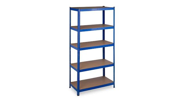 Relaxdays Schwerlastregal blau Bild 2