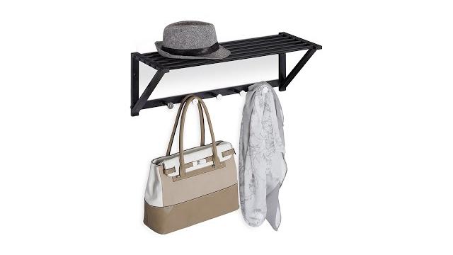 Relaxdays Wandgarderobe mit Ablage Bild 2