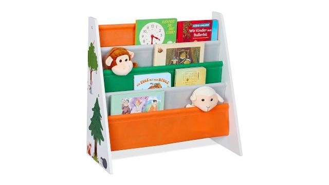 Relaxdays Bücherregal Kinder Waldtiere Bild 2