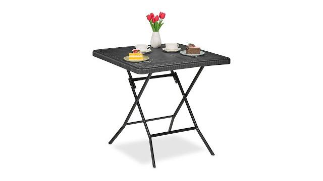 Relaxdays Gartentisch in Holzoptik Bild 2