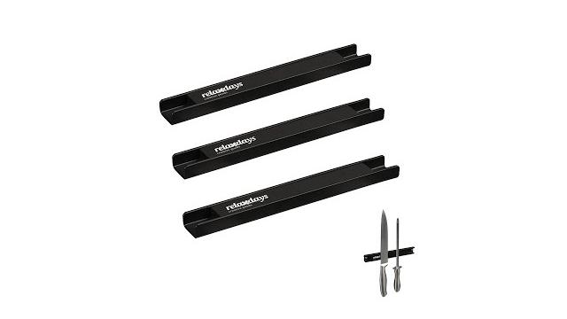 Relaxdays 3er Set Magnetleiste aus Stahl Bild 2