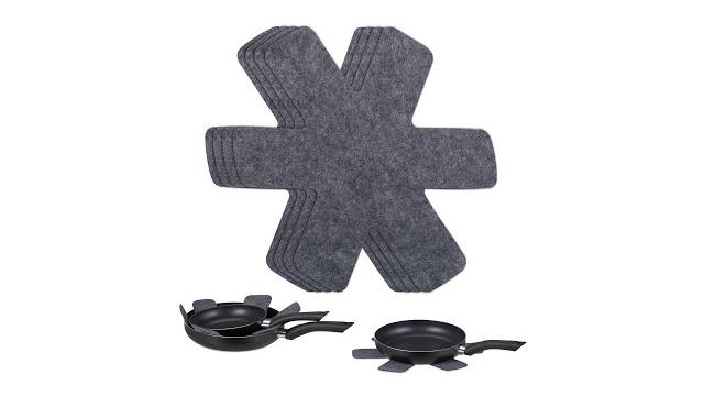 Relaxdays Pfannenschoner Filz 6er Set Bild 2