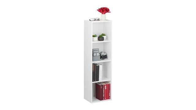 Relaxdays Weißes Bücherregal Bild 2