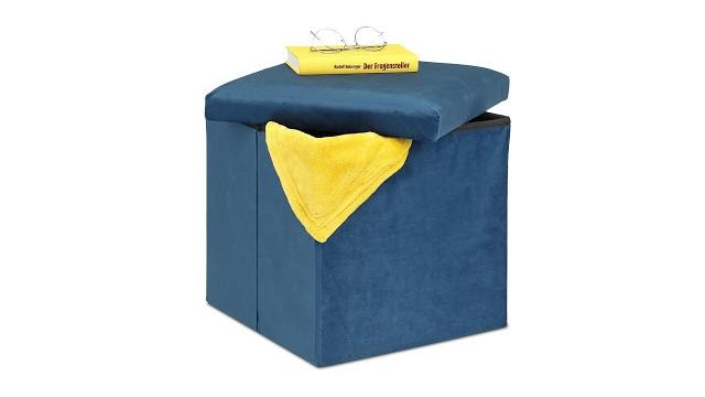 Relaxdays Sitzhocker mit Stauraum Bild 2