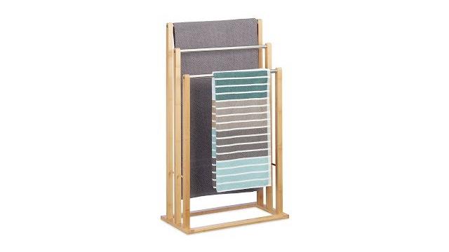 Relaxdays Handtuchhalter stehend dreifach Bild 2