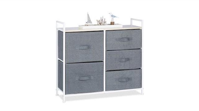Relaxdays Regalsystem verschiedene Varianten grau Bild 2