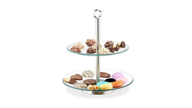 Relaxdays Etagere 2 Etagen Bild 2