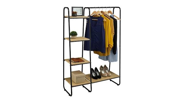 Relaxdays Garderobe mit Regal Bild 2