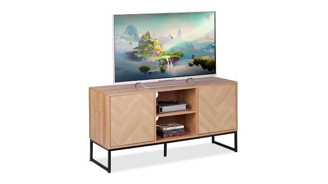 Relaxdays TV Lowboard Retro-Design Bild 2