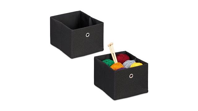Relaxdays Aufbewahrungsbox im 2er Set Bild 2