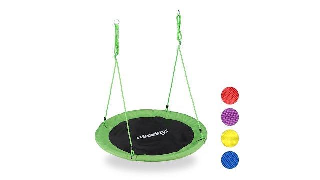 Relaxdays Nestschaukel 110 cm Bild 2