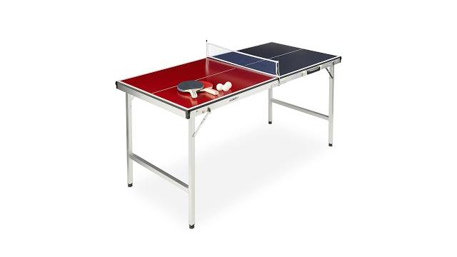 Relaxdays Klappbare Tischtennisplatte mit Zubehör Bild 2