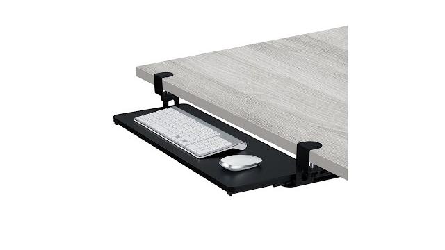 Relaxdays Ausziehbare Tastaturablage zum Klemmen Bild 2