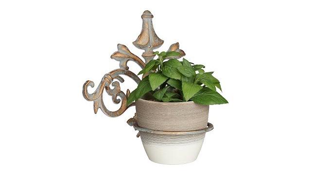 Relaxdays 5 x Wand Blumenhalter Barock Bild 2