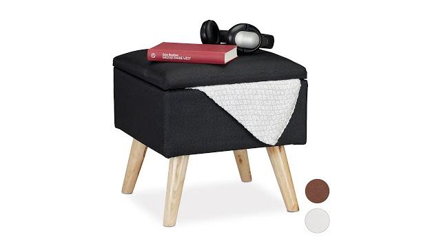 Relaxdays Hocker mit Stauraum Bild 2