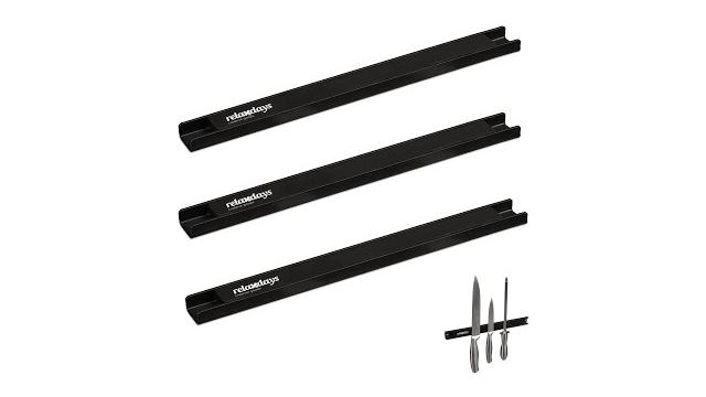 Relaxdays 3er Set Magnetleiste 30 cm Bild 2