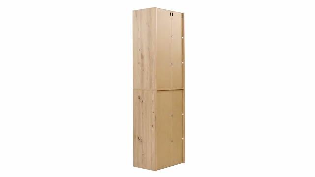 Badschrank Viola Weiß 50 x 170 cm Vicco Bild 7