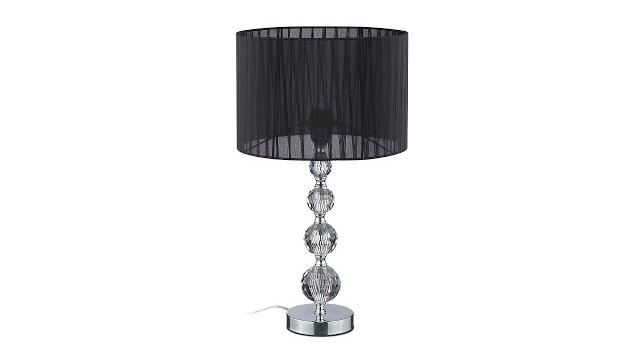 Relaxdays Tischlampe Kristall Bild 2