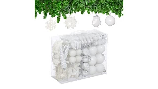 Relaxdays Weihnachtskugeln im 100er Set Bild 2
