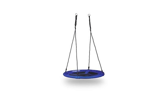 Relaxdays Nestschaukel rund mit geschlossenem Sitz Bild 2