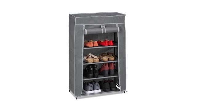 Relaxdays Schuhschrank Stoff 5 Fächer Bild 2