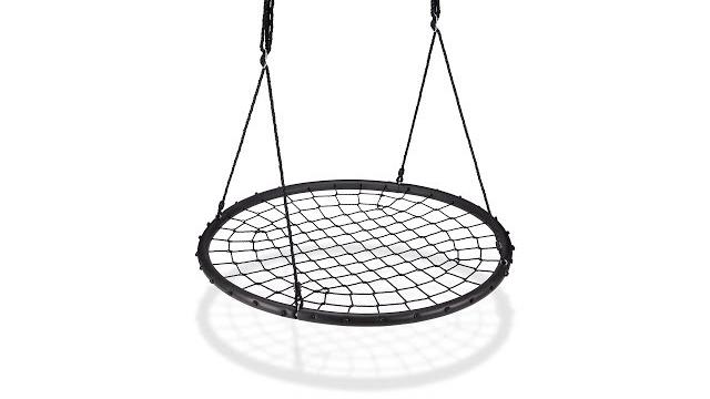 Relaxdays Nestschaukel mit Netz 120 cm Bild 2