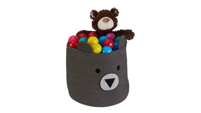 Relaxdays Kinder Aufbewahrungskorb Bild 2
