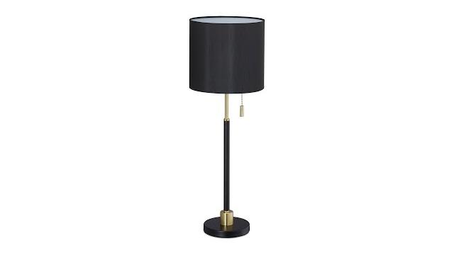 Relaxdays Tischlampe mit Zugschalter Bild 2