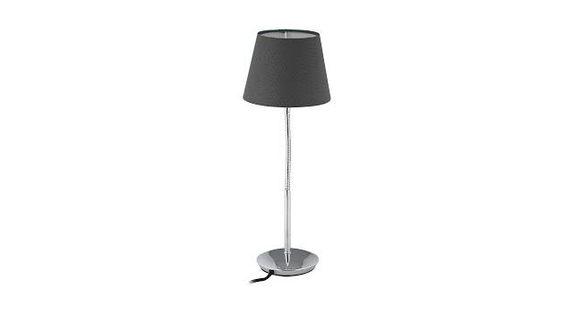 Relaxdays Flexible Tischlampe mit Stoffschirm Bild 2