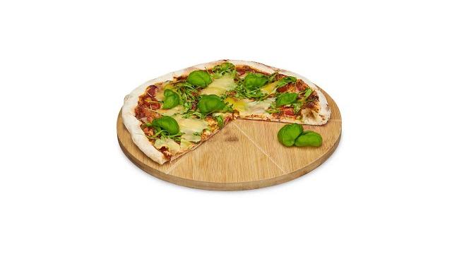 Relaxdays Pizzateller Bambus Bild 2