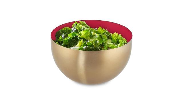 Relaxdays Zweifarbige Salatschüssel aus Edelstahl Bild 2