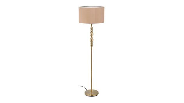Relaxdays Stehlampe Wohnzimmer beige Bild 2