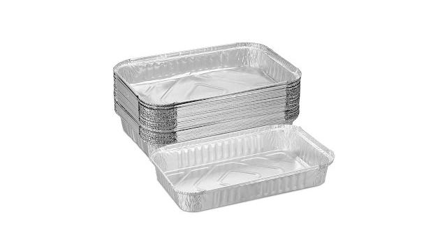 Relaxdays Aluschalen Grill 25er Set Bild 2