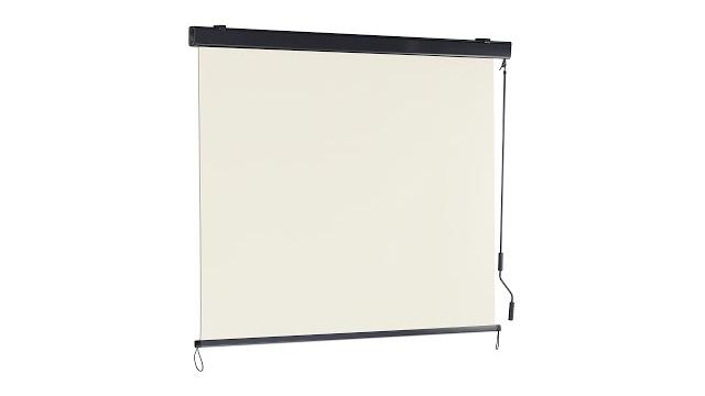 Relaxdays Beige Senkrechtmarkise mit Kurbel Bild 2