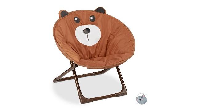 Relaxdays Faltbarer Moonchair für Kinder Bild 2